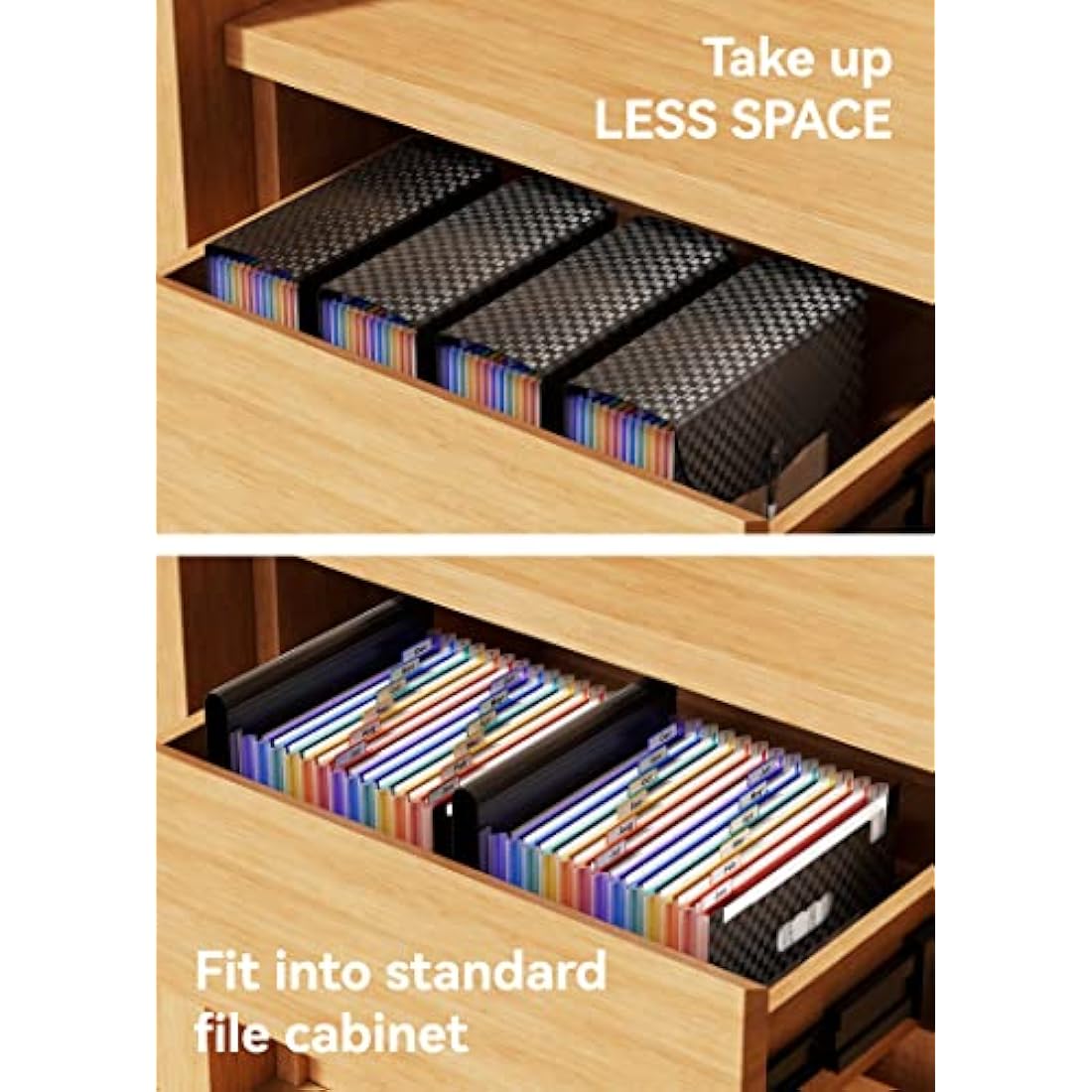 ABC life 13 Pockets Expanding File Organiser | A4 Grid Document Folder