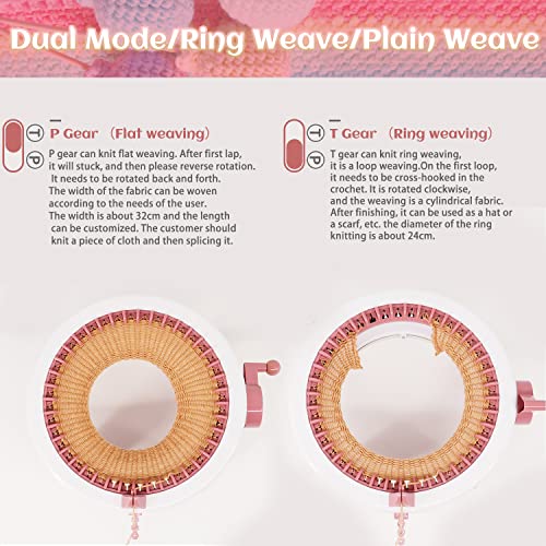 Jolof Store 48 Needle Circular Knitting Machine - DIY Loom for Hats & Scarves