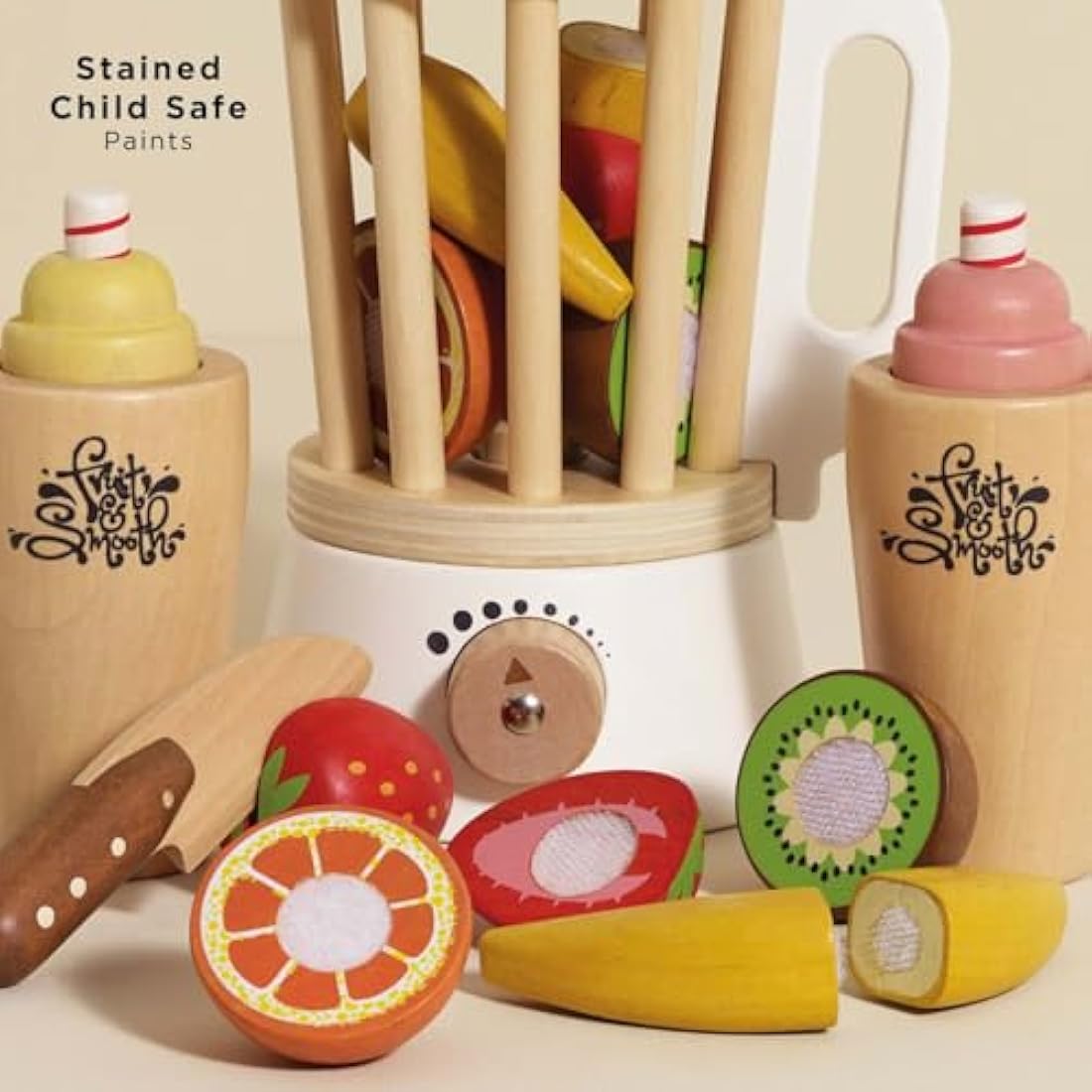 Le Toy Van Honeybake Wooden Blender Set – Pretend Play Kitchen Toy
