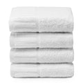 Egyptian Cotton Hand Towels – 4 Pack Hotel White 50x100cm