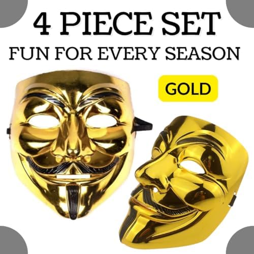 Anonymous V for Vendetta Mask Set – Halloween Cosplay Gear