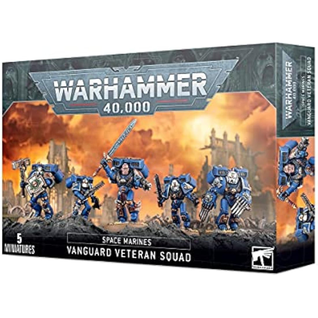 Warhammer 40k Space Marines Vanguard Veteran Squad - 5 Plastic Miniatures