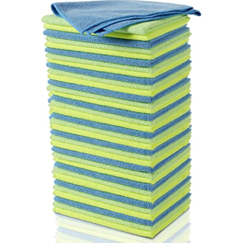 Zwipes Microfiber Cleaning Cloths – 36 Pack Washable Towels for Auto