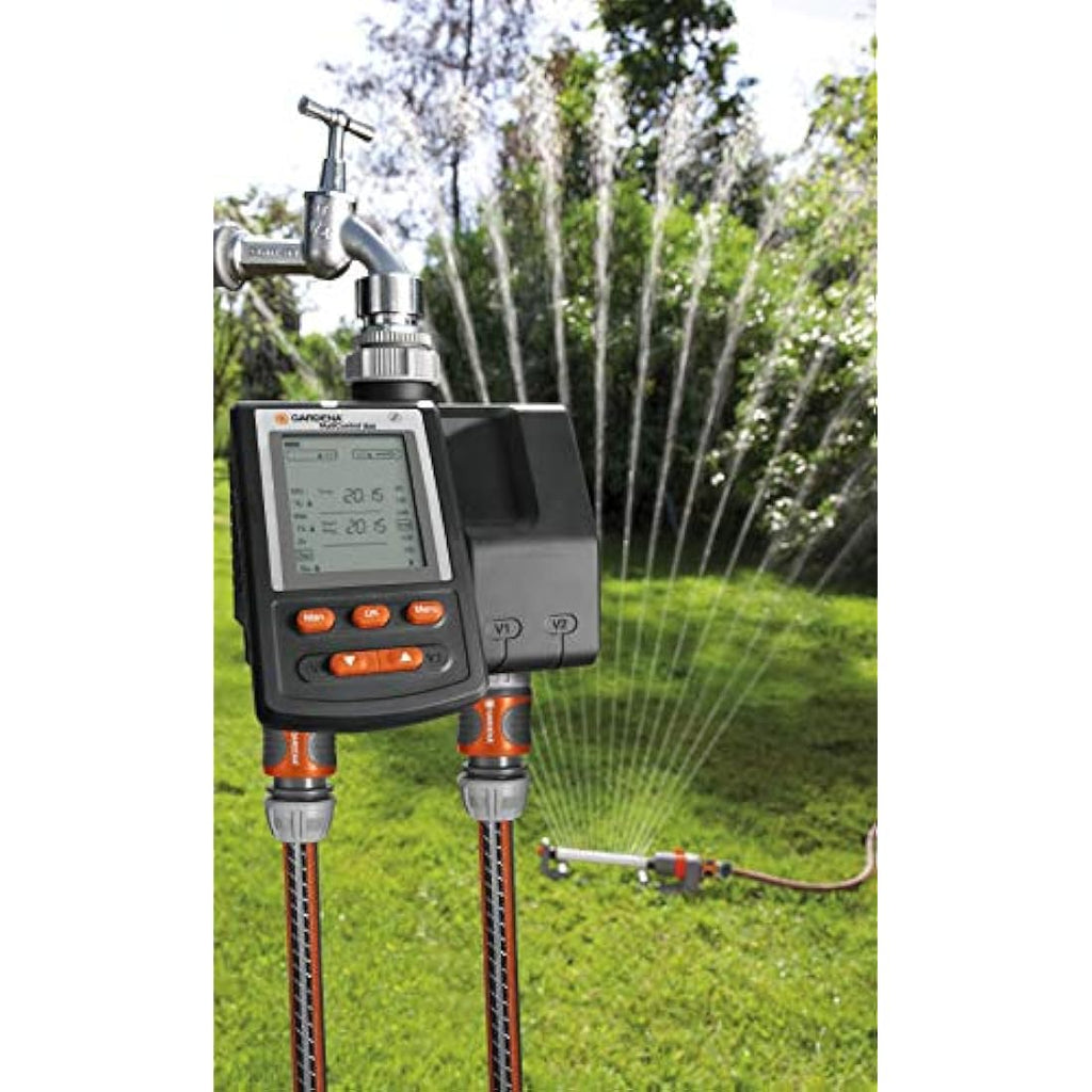 Gardena MultiControl Duo Automatic Irrigation Timer | Dual Outlet Control