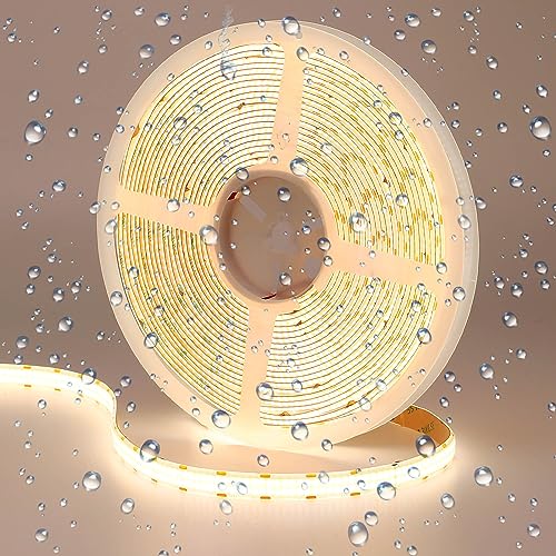 GOMING 24V Double Row COB LED Strip Light | 4000K Natural White IP65