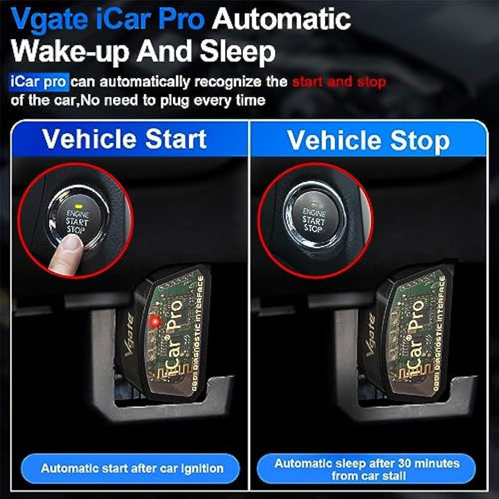 Vgate iCar Pro Bluetooth 4.0 OBD2 Scanner – Car Diagnostic Tool for iOS