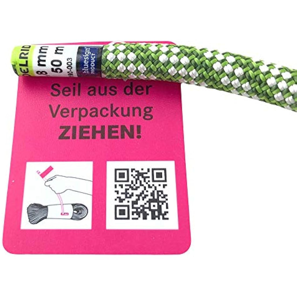 Edelrid On Sight 9.8mm Dynamic Single Climbing Rope – Green, 40m