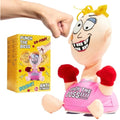 Jolof Store Punch The Boss Stress Relief Desk Toy - Shouting Pink Plush