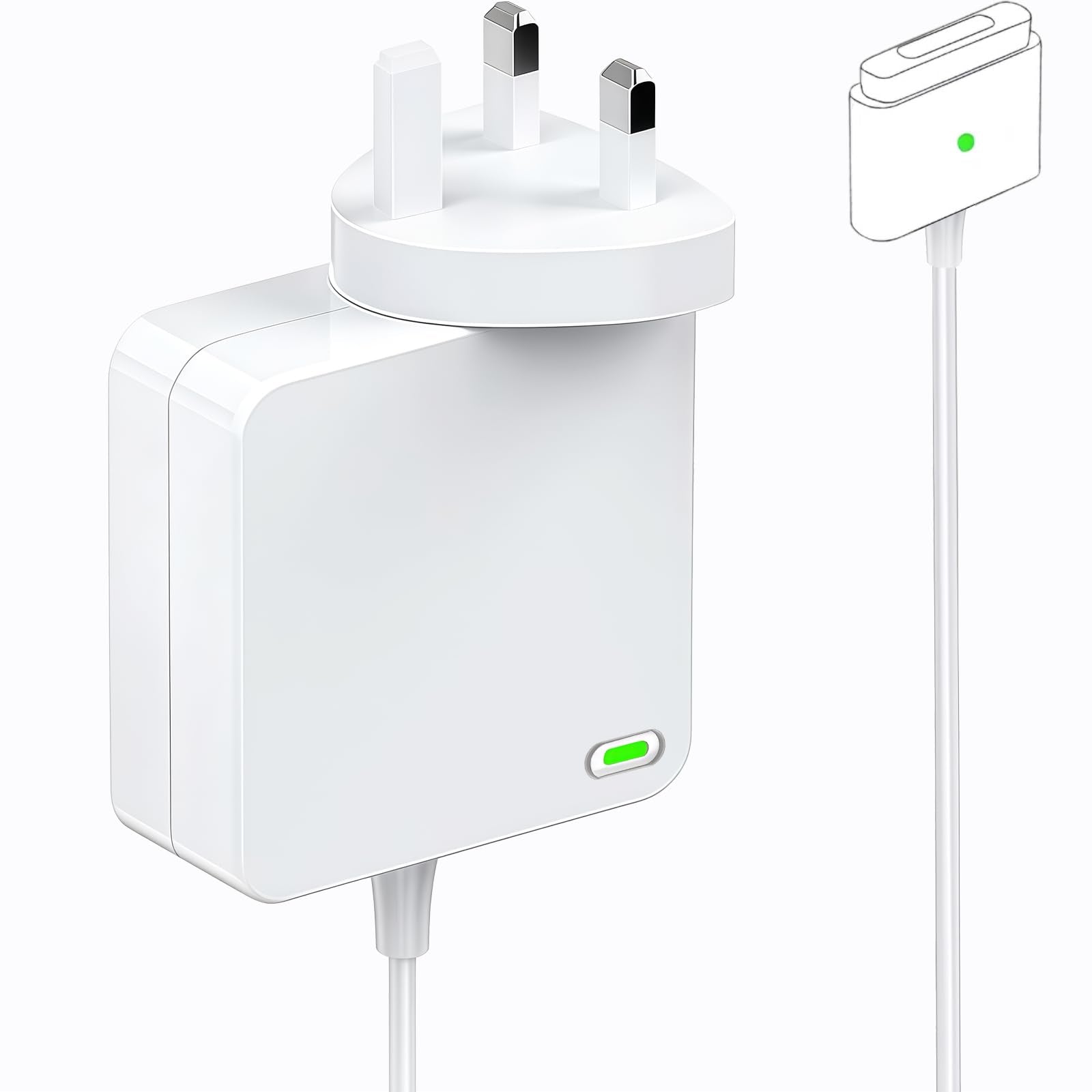 Bokilino 60W T-Tip Power Adapter for MacBook Pro & Air Retina Display