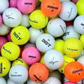 24 Mixed Coloured Lake Golf Balls with Mesh Carry Bag