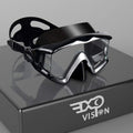 Panoramic Scuba Diving Mask – Tempered Glass Anti-Fog Goggles