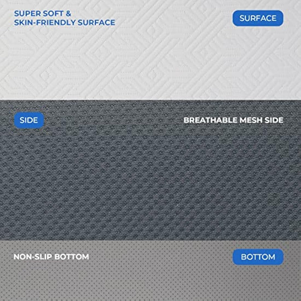 Vesgantti Single Tri-fold Mattress | 10cm Gel Memory Foam Folding Bed