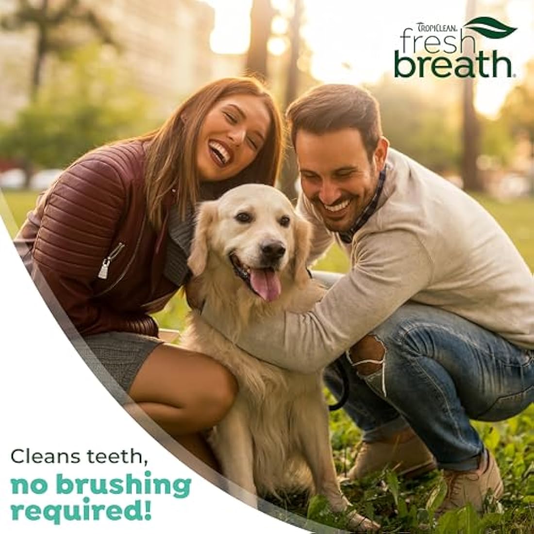 TropiClean Fresh Breath Dog Teeth Cleaning Gel – No Brushing, 118ml