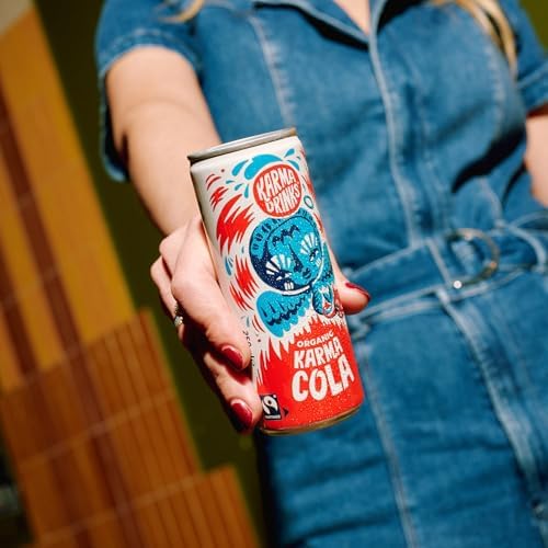 Karma Drinks Organic Karma Cola – Fairtrade Vegan Soft Drink (24 x 250ml)