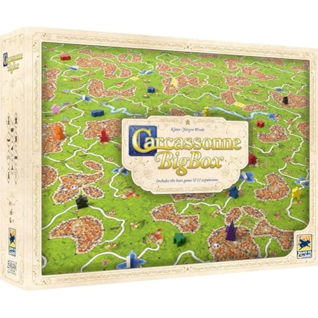 Z-Man Games Carcassonne Big Box 2022 - Strategy Board Game Starter Set