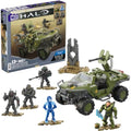 MEGA Halo The Series FLEETCOM Warthog Building Set with 5 Figures
