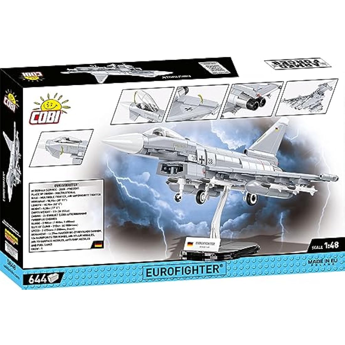 COBI Eurofighter Typhoon Germany Military Model Building Blocks Kit