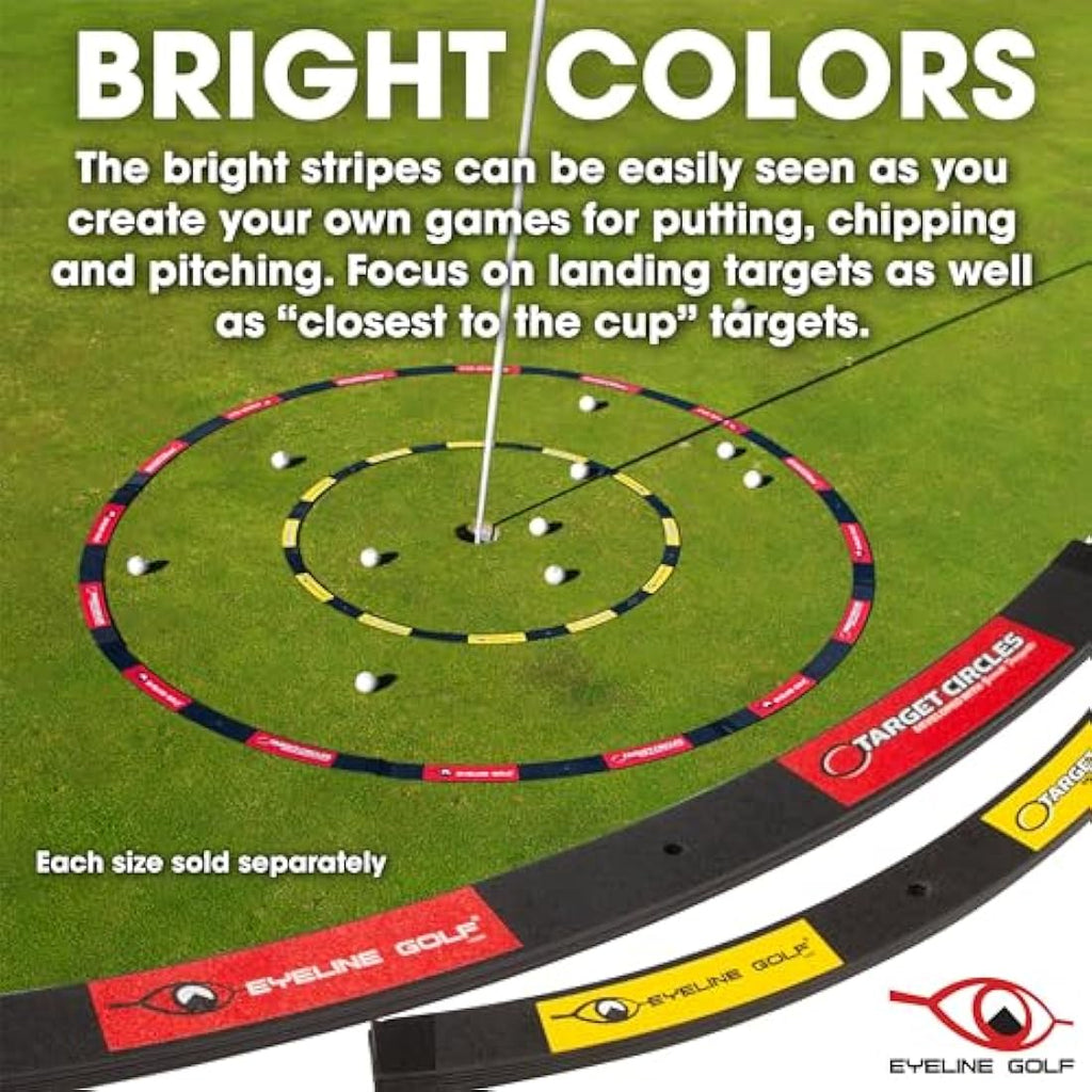 EyeLine Golf Target Circles – Portable Chipping and Putting Training Aid