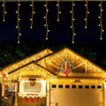 LEDYA Icicle Christmas Lights | 9M 240 LED Waterproof Outdoor Fairy Lights