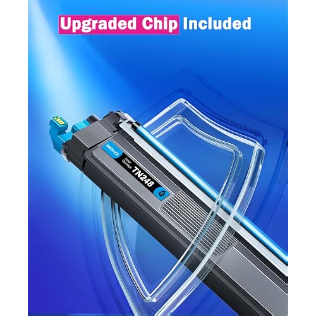 SODFACE TN248XL Compatible Toner Cartridges for Brother MFC-L3740CDW | 4-Pack