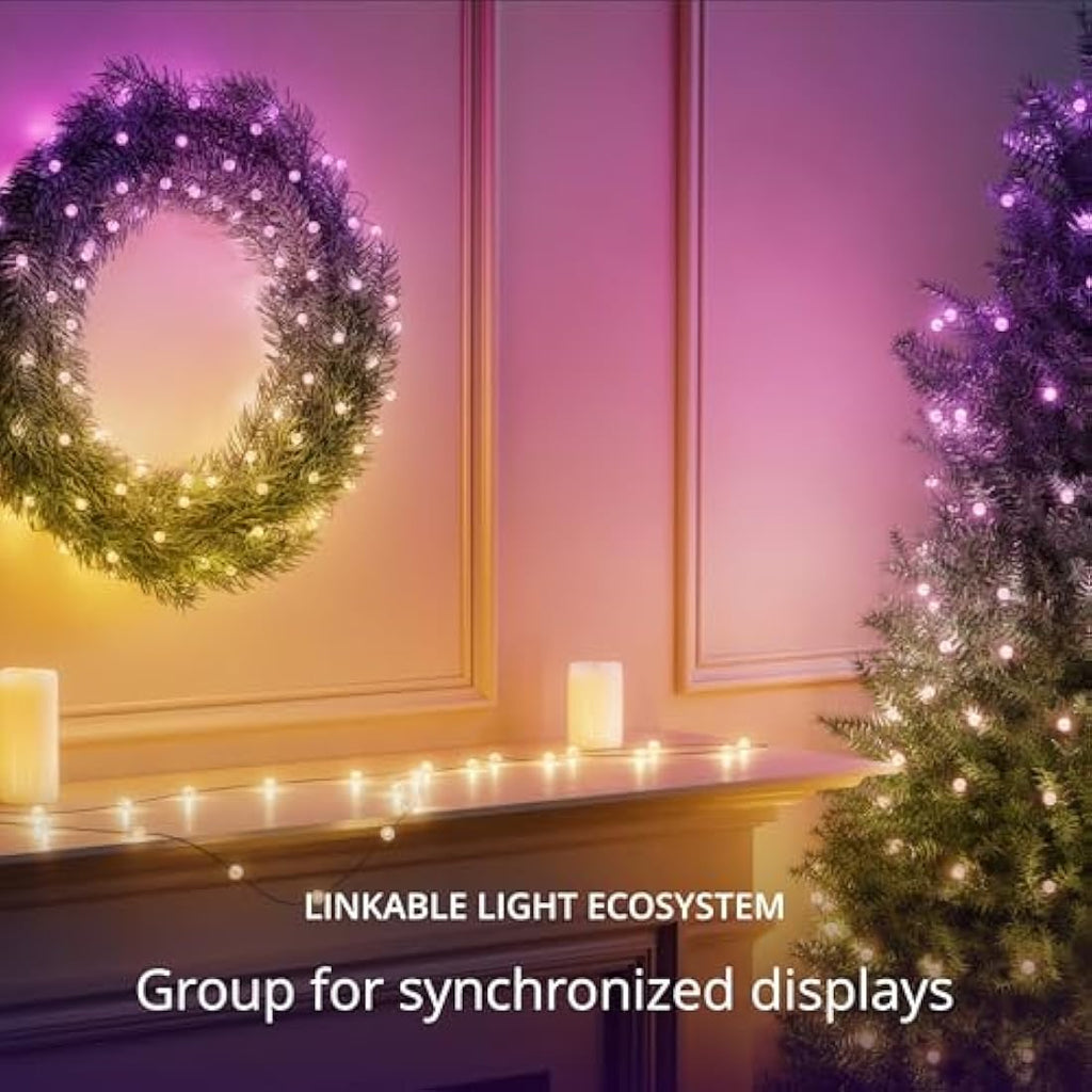 Twinkly Strings USB-C Pearls 200 LED RGB Multicolor Smart Lights