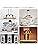 Jolof Store 3-Light Pot Rack Chandelier | Rustic Wood Grain Kitchen Island