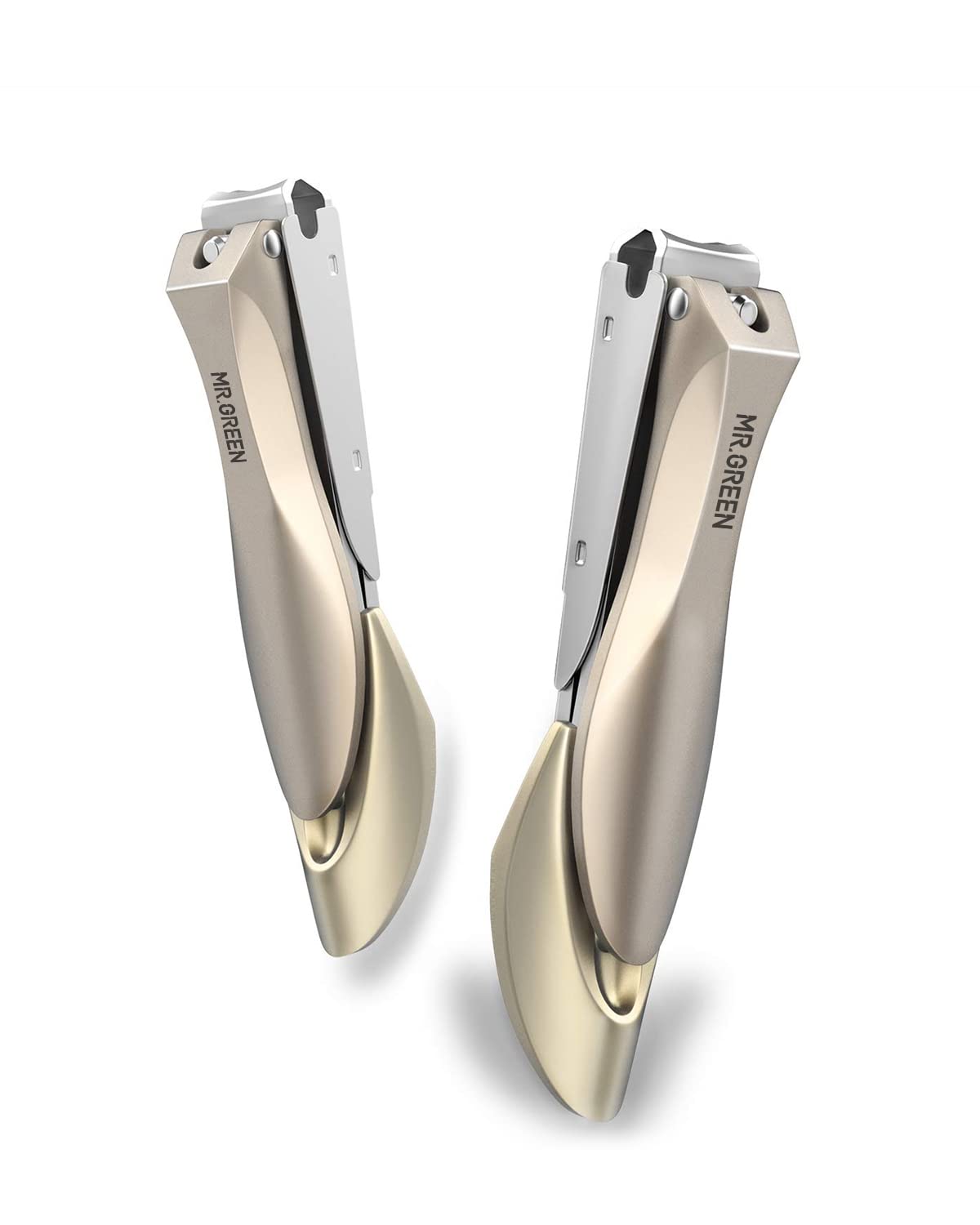 MR.GREEN Nail Clippers Set for Thick Nails | Stainless Steel with Catcher