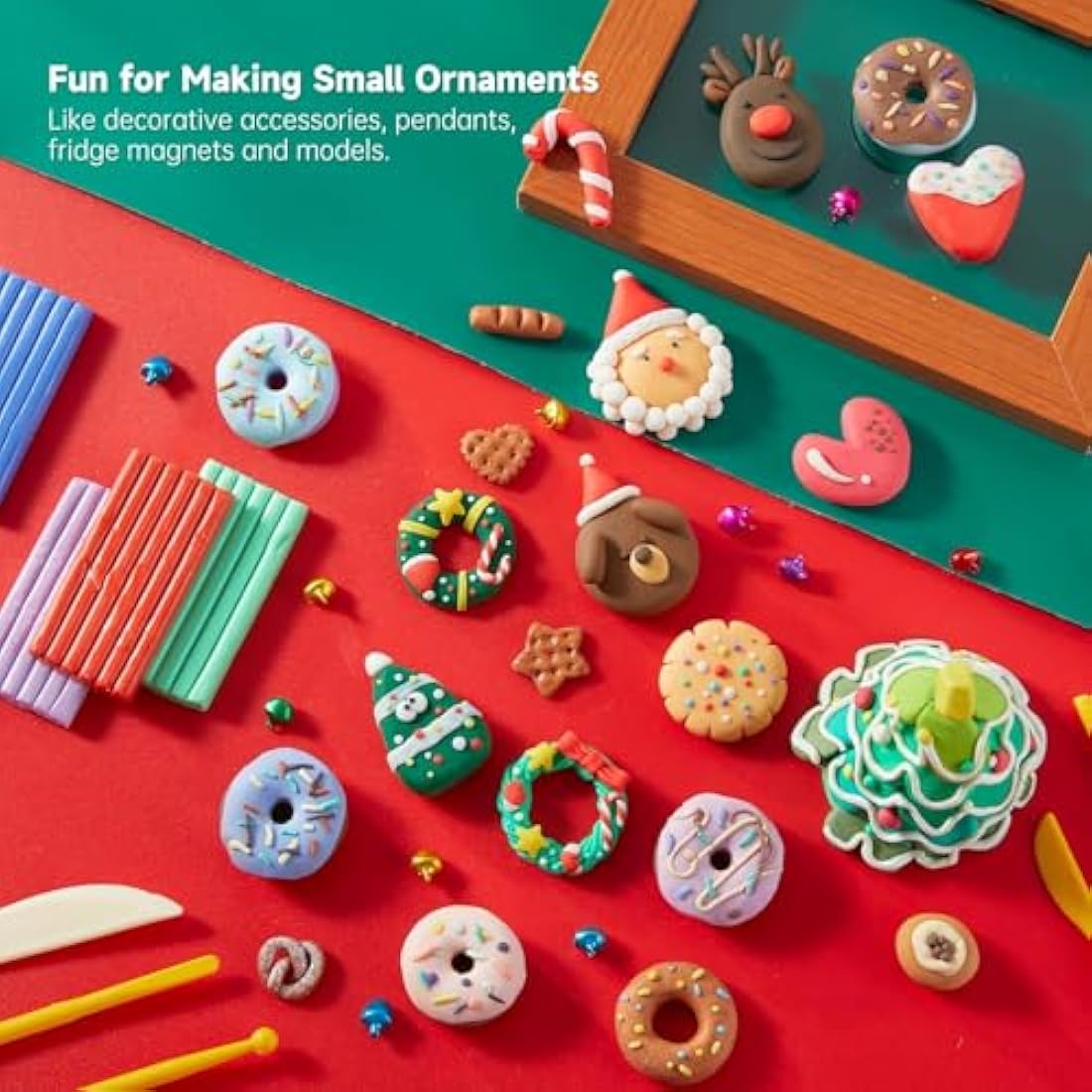 Shuttle Art Polymer Clay Kit – 57 Colors Oven Bake Modeling Clay with Tools
