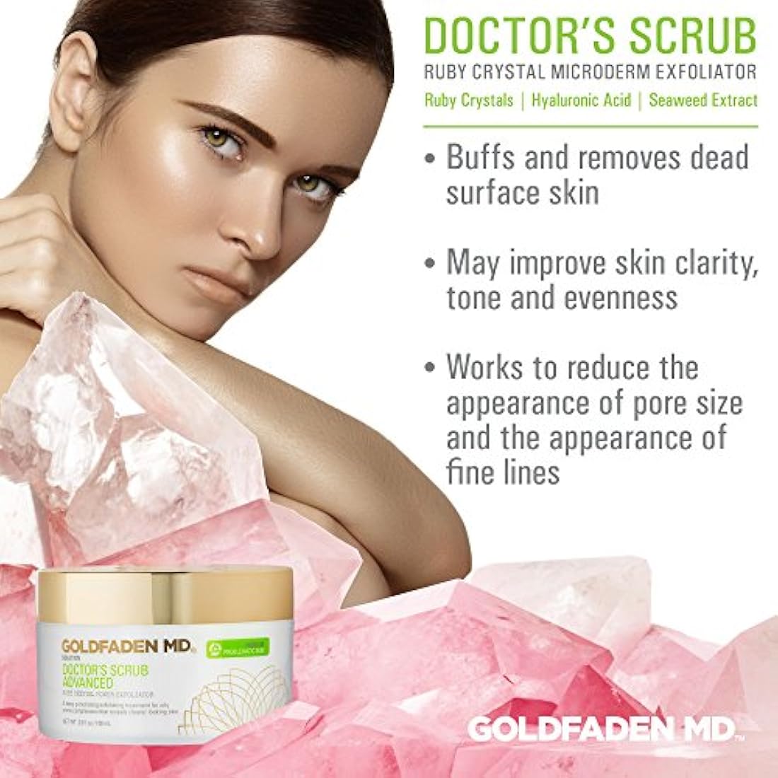 Goldfaden MD Doctor's Scrub - Ruby Crystal Facial Exfoliator, 4ml