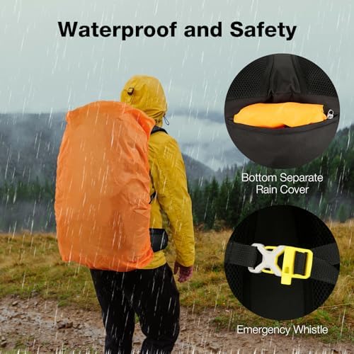 Outplea 60L Hiking Backpack | Waterproof Trekking & Camping Bag