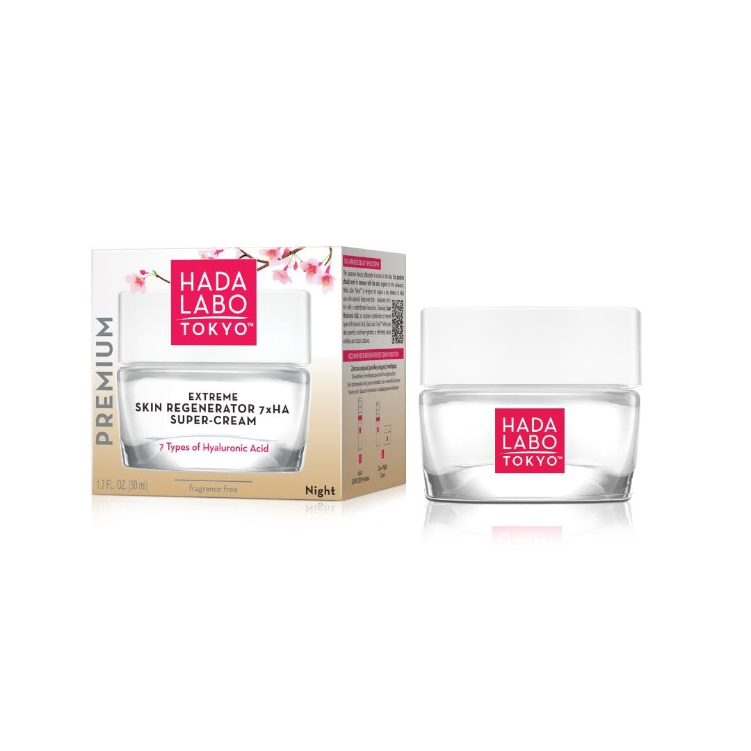 Hada Labo Tokyo Premium Night Cream – 7 Types Hyaluronic Acid, 50ml