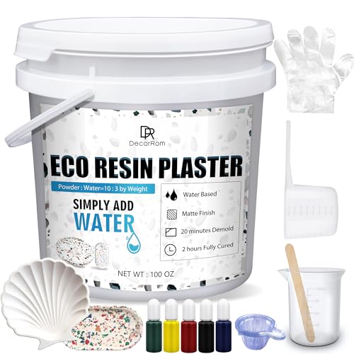 Eco Resin Casting Powder - 2800g Water Activated Plaster Kit