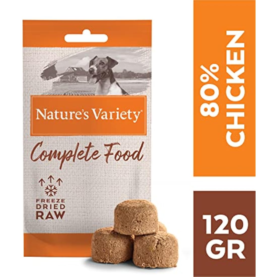 Nature's Variety Freeze Dried Chicken Dog Food - Grain Free 7 x 120g