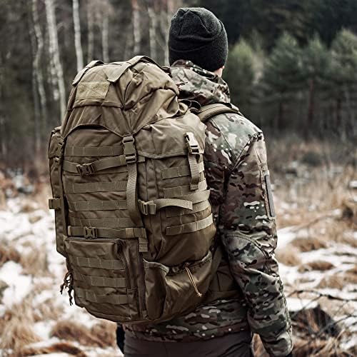 Tactical Military Rucksack - Large Molle Hiking Backpack