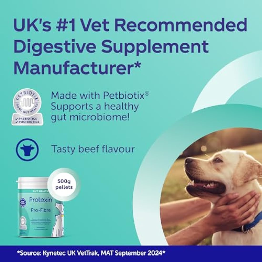 Protexin Pro-Fibre Digestive Supplement for Dogs and Cats – 500g Pellets