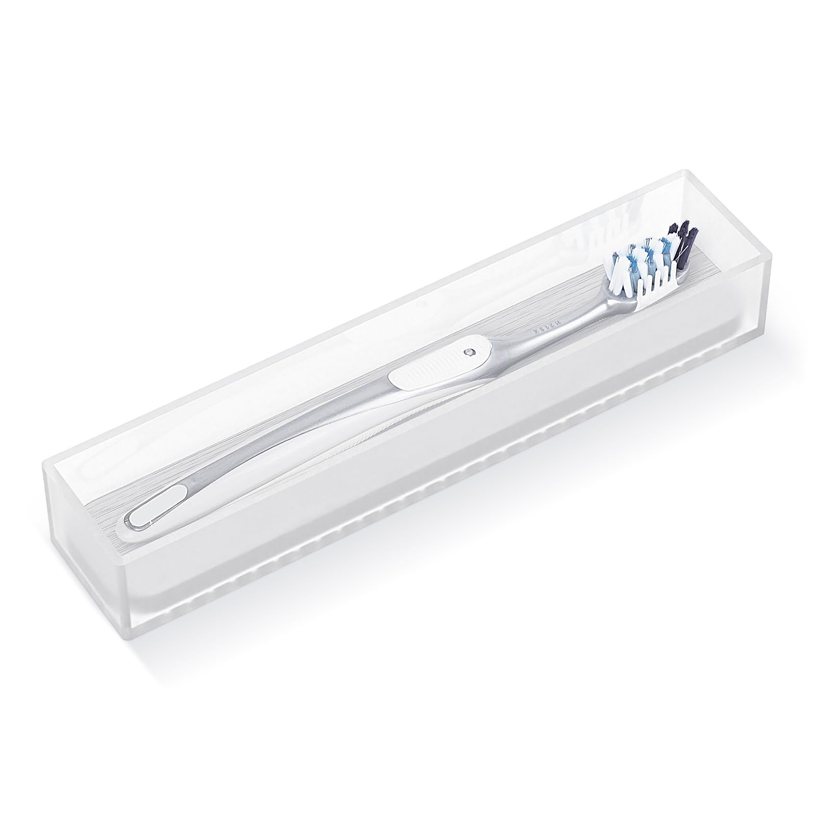 Linkidea Acrylic Toothbrush Holder with Diatomite Stone | Bathroom Organizer