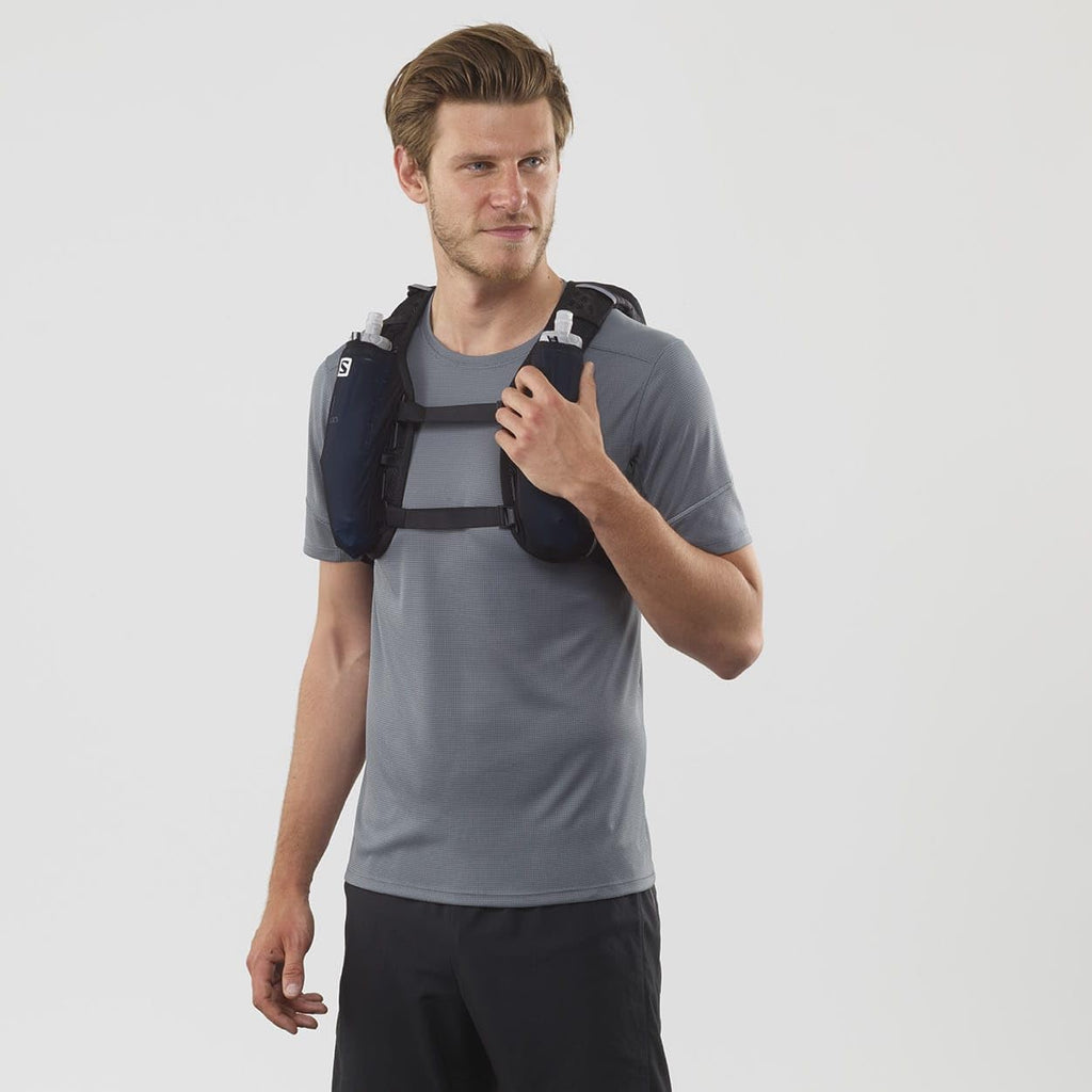 Salomon Agile 6 Hydration Vest – Unisex Trail Running & Hiking Pack, Black