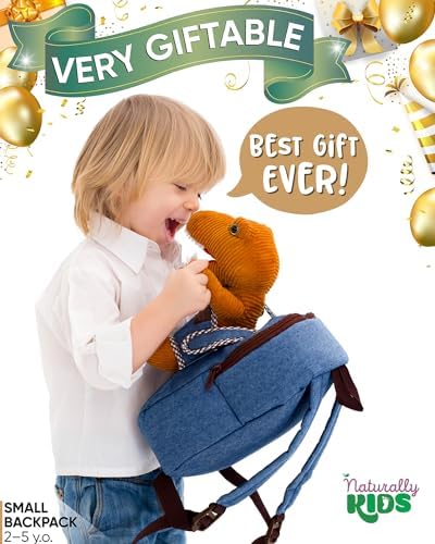 Jolof Store Toddler Backpack with Stuffed Animal Plush Toy for Kids