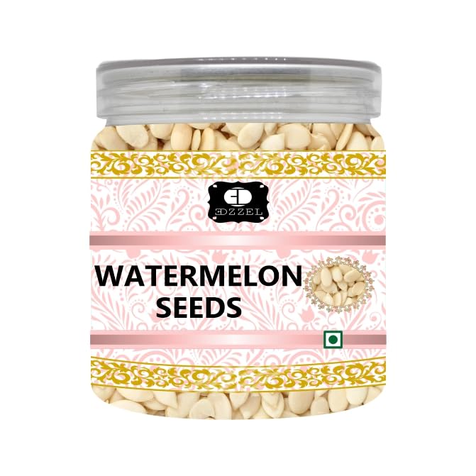 EDZZEL Natural Watermelon Seeds - Premium Indian Origin Snack - 250g