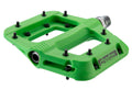 Raceface Chester MTB Flat Pedals – Durable Nylon Bike Pedals, Green