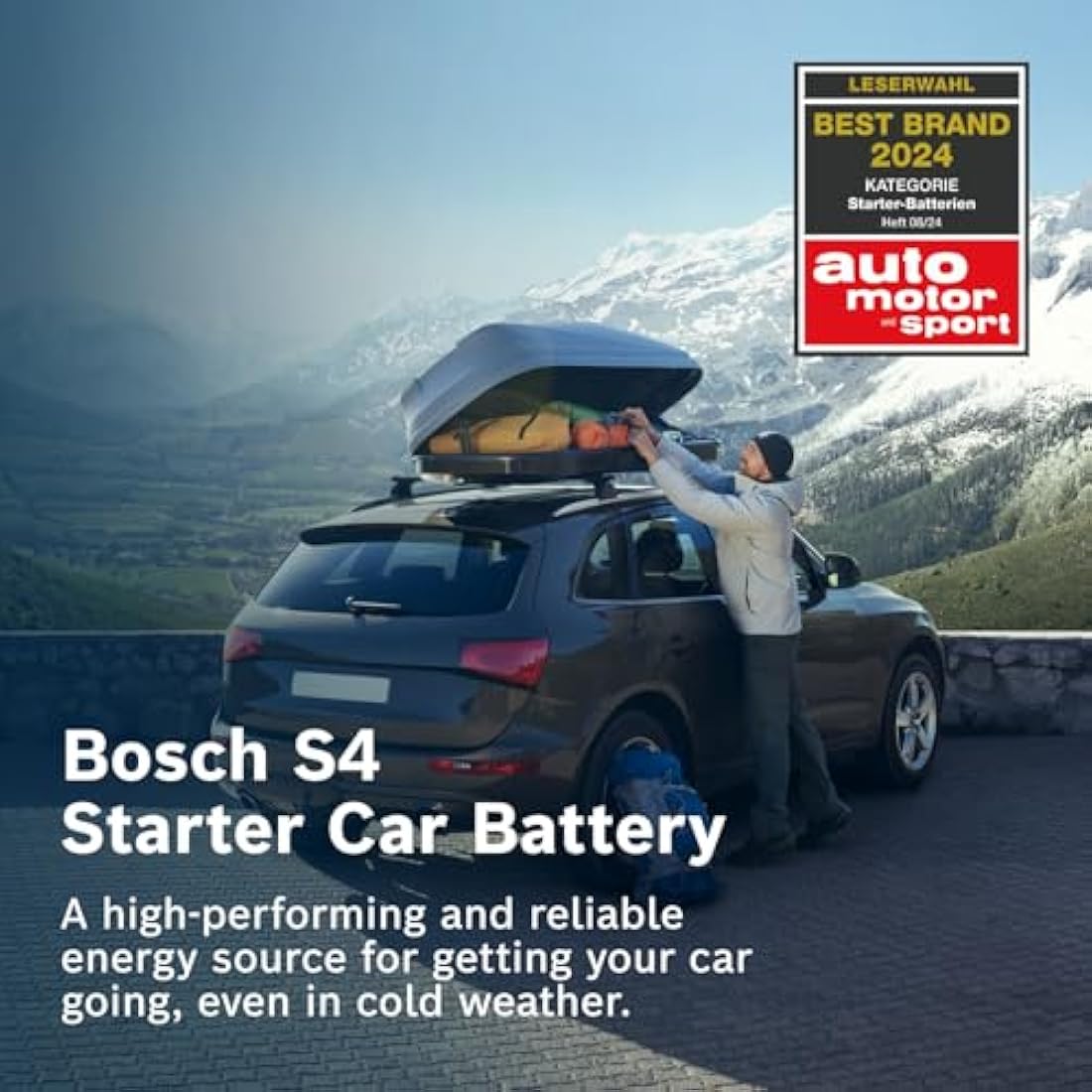 Bosch S4 010 Car Battery | 12V 80Ah 740A Lead-Acid Type 110
