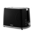 Tower Solitaire 2 Slice Toaster – 850W with Browning Control, Black