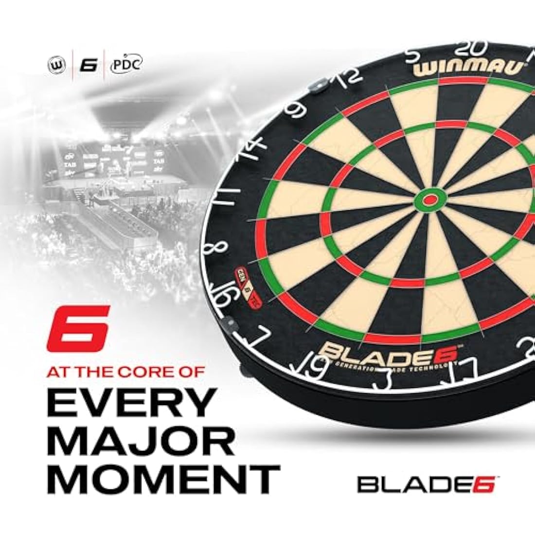 Winmau Blade 6 Professional Bristle Dartboard | Premium Sisal Board