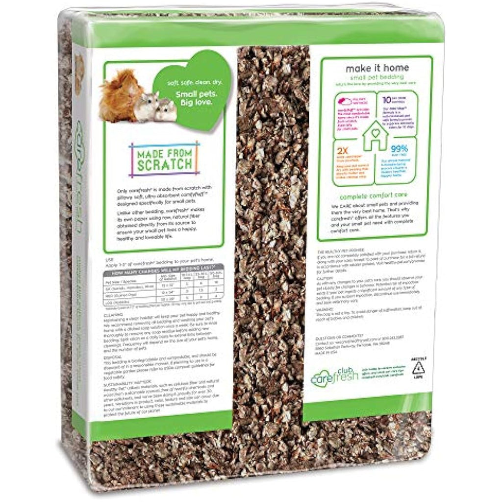 Carefresh Natural Paper Small Pet Bedding | Odor Control & Dust-Free, 60L
