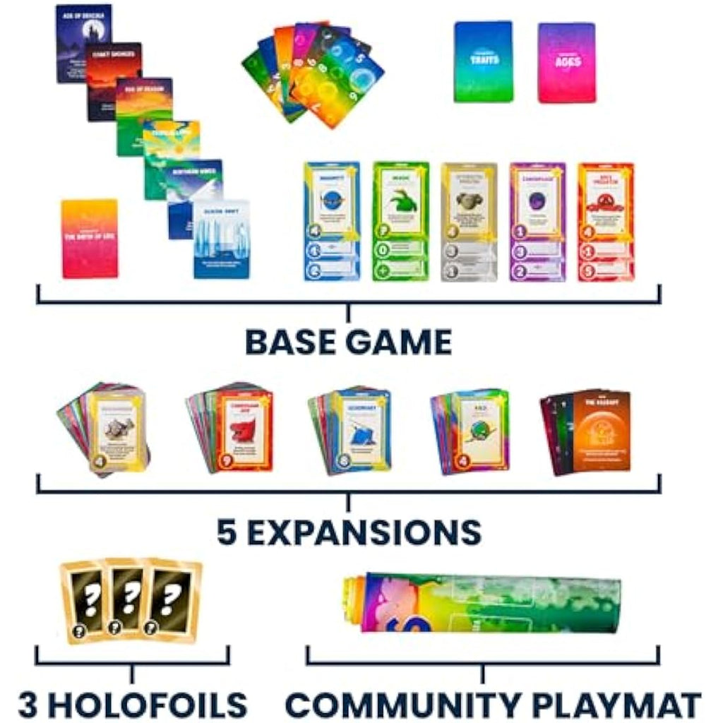 Doomlings Deluxe Bundle Strategy Card Game | 5 Expansions & Playmat