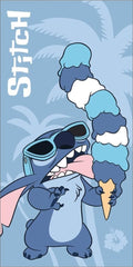 Disney Stitch Beach and Bath Towel - 100% Polyester - 70 x 140 cm