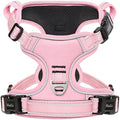 HEELE No Pull Dog Harness | Reflective Padded Training Vest - Pink, S