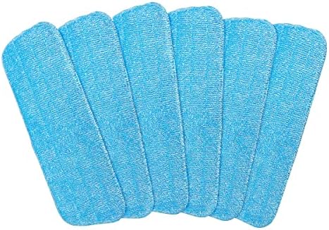 Ulable 6-Pack Microfiber Spray Mop Replacement Pads | Washable & Reusable