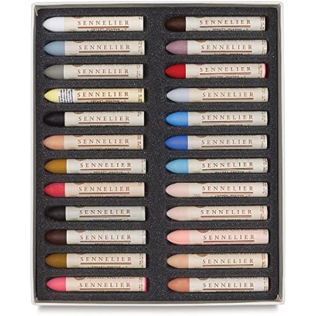 Sennelier Portrait Oil Pastel Set - 24 Lightfast Colors for Artists