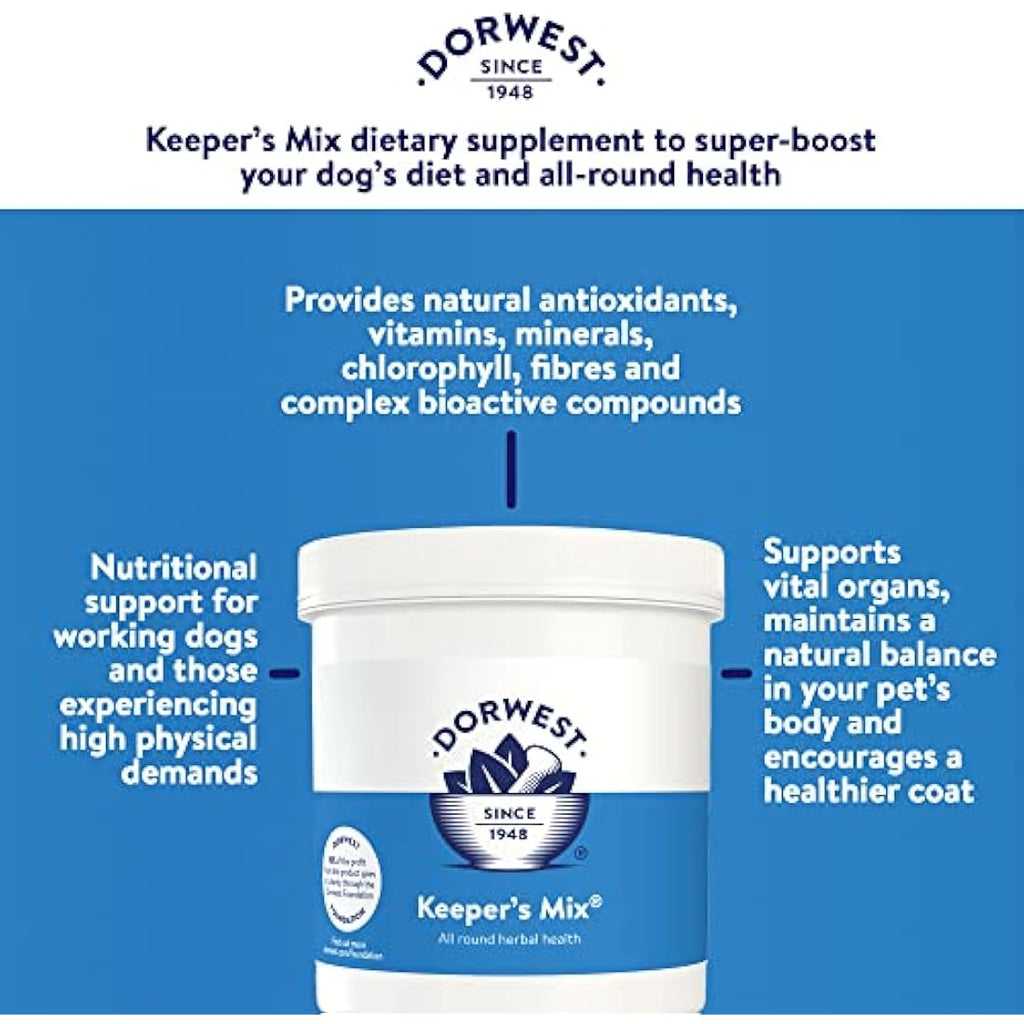 Dorwest Herbs Keeper’s Mix | Natural Herbal Supplement for Pets | 500g